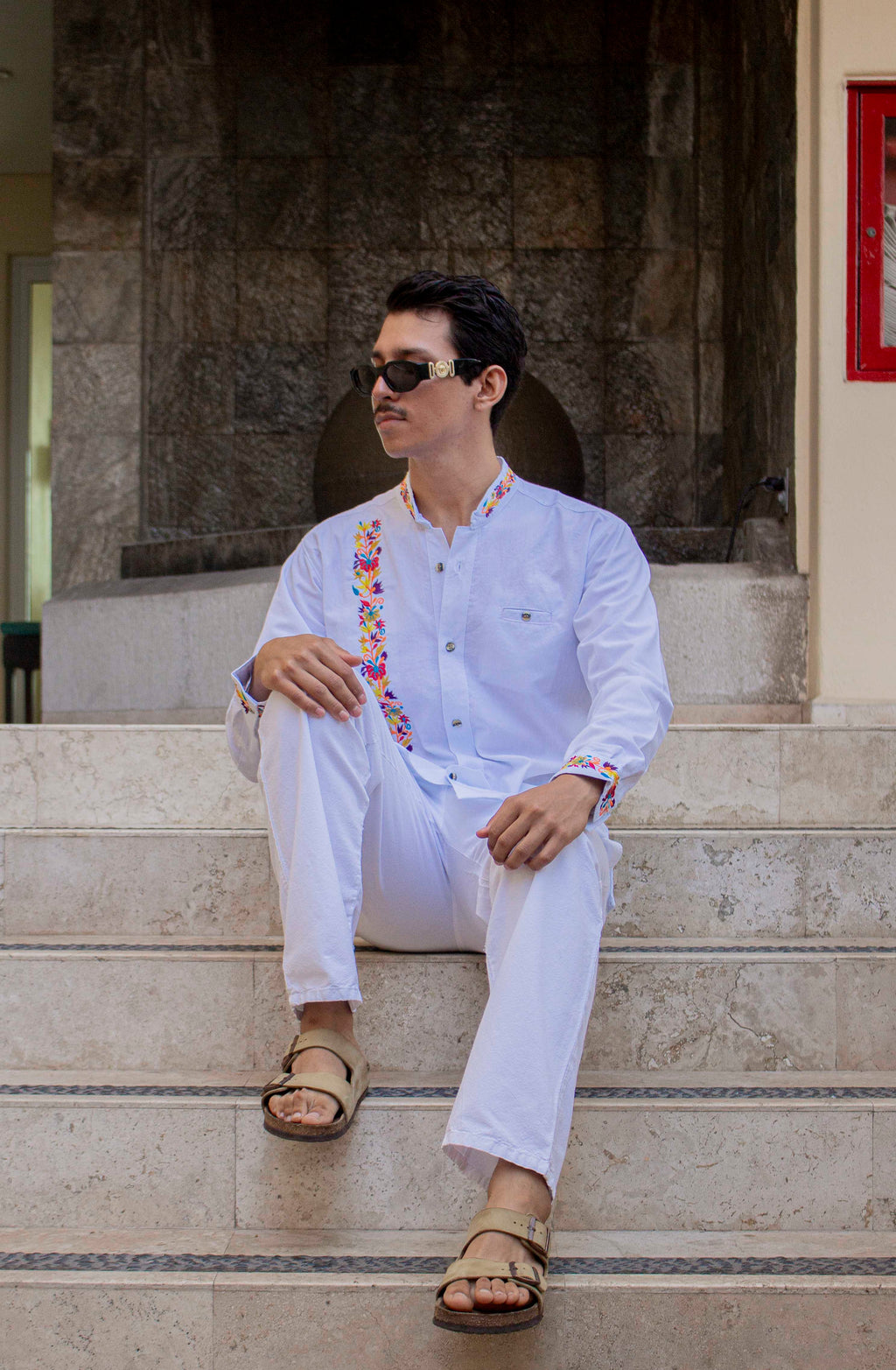 CAMISA MODELO ESPIGA MANGA LARGA
