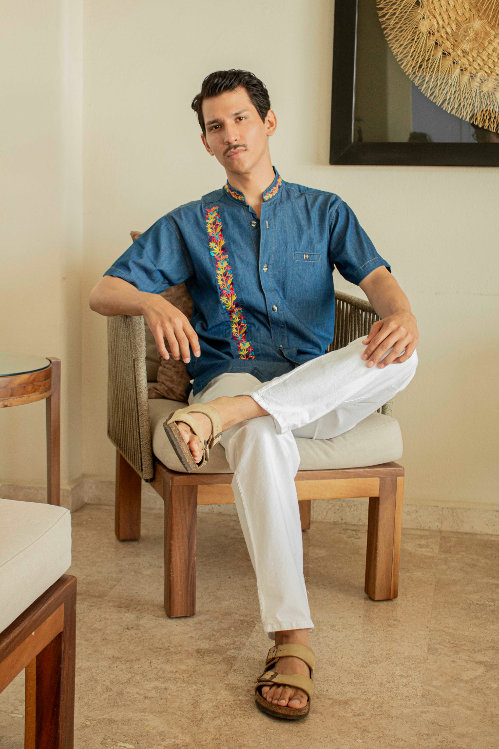 CAMISA MODELO ESPIGA MANGA CORTA