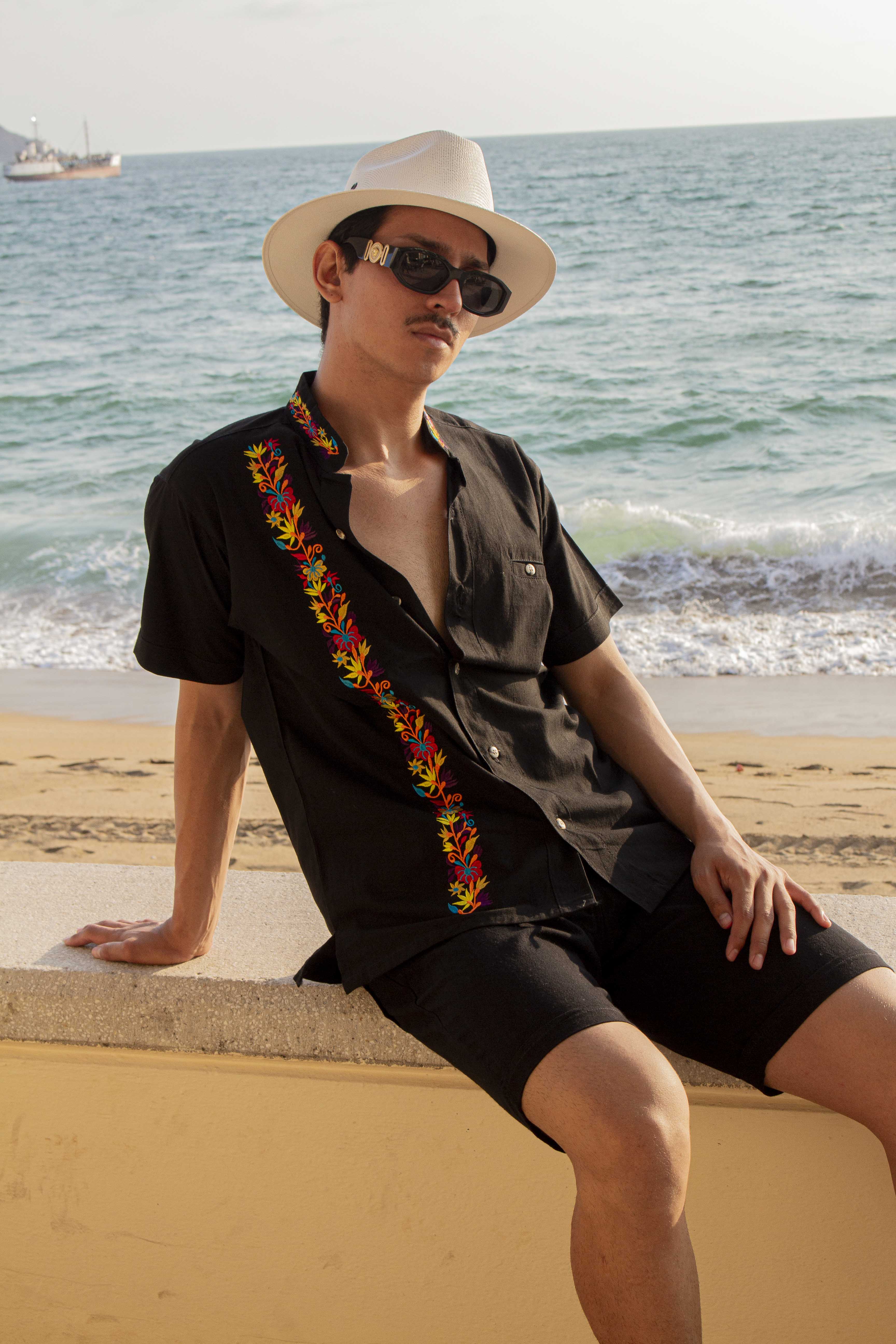 CAMISA MODELO ESPIGA MANGA CORTA