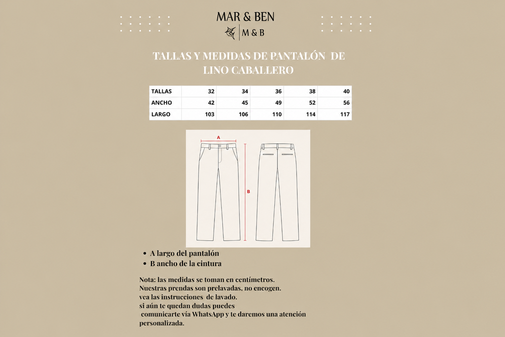 PANTALON DE LINO BRISA