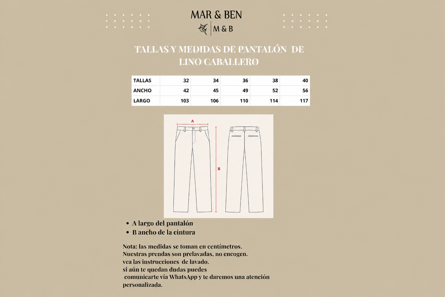 PANTALON DE LINO BRISA