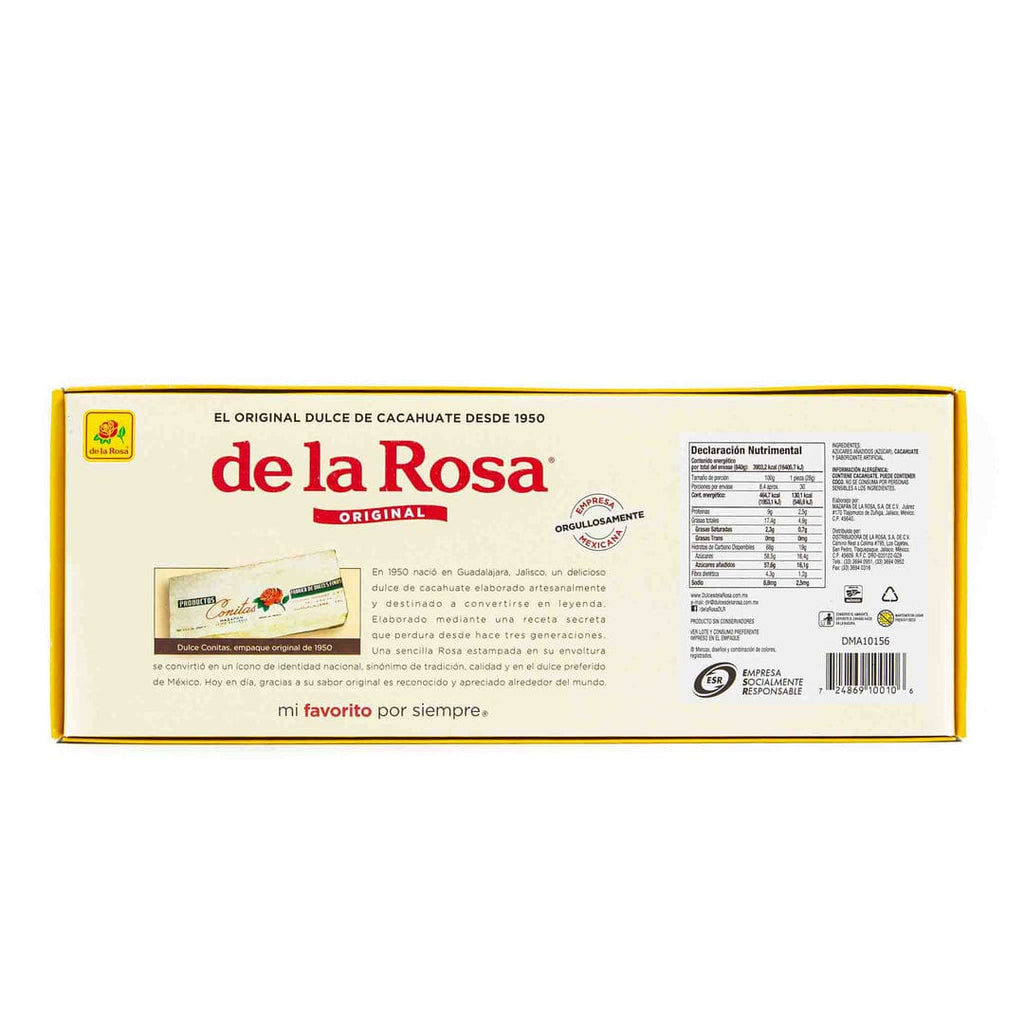MAZAPAN LA ROSA CAJA CON 30 PIEZAS DE 28 grs