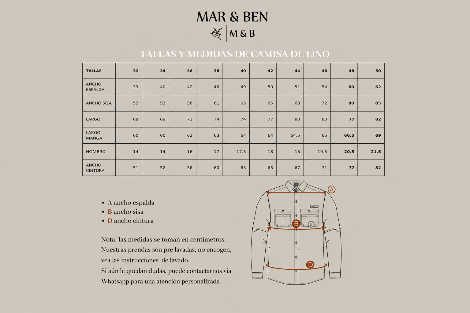 CAMISA MODELO ESPIGA MANGA LARGA